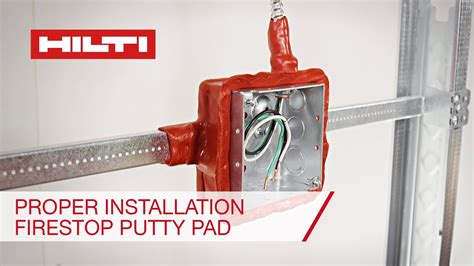 4s electrical box soundproofing|FIRESTOP PUTTY STICK & PAD .